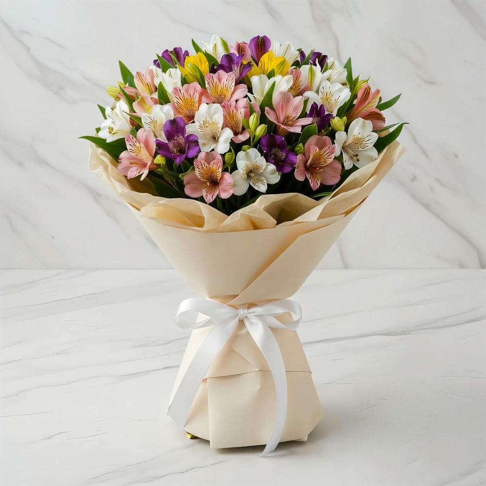 Букет цветов из: Альстромерии в Ульяновке