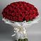 Букет 101 Красная роза Блэк Мэджик в Ульяновке
