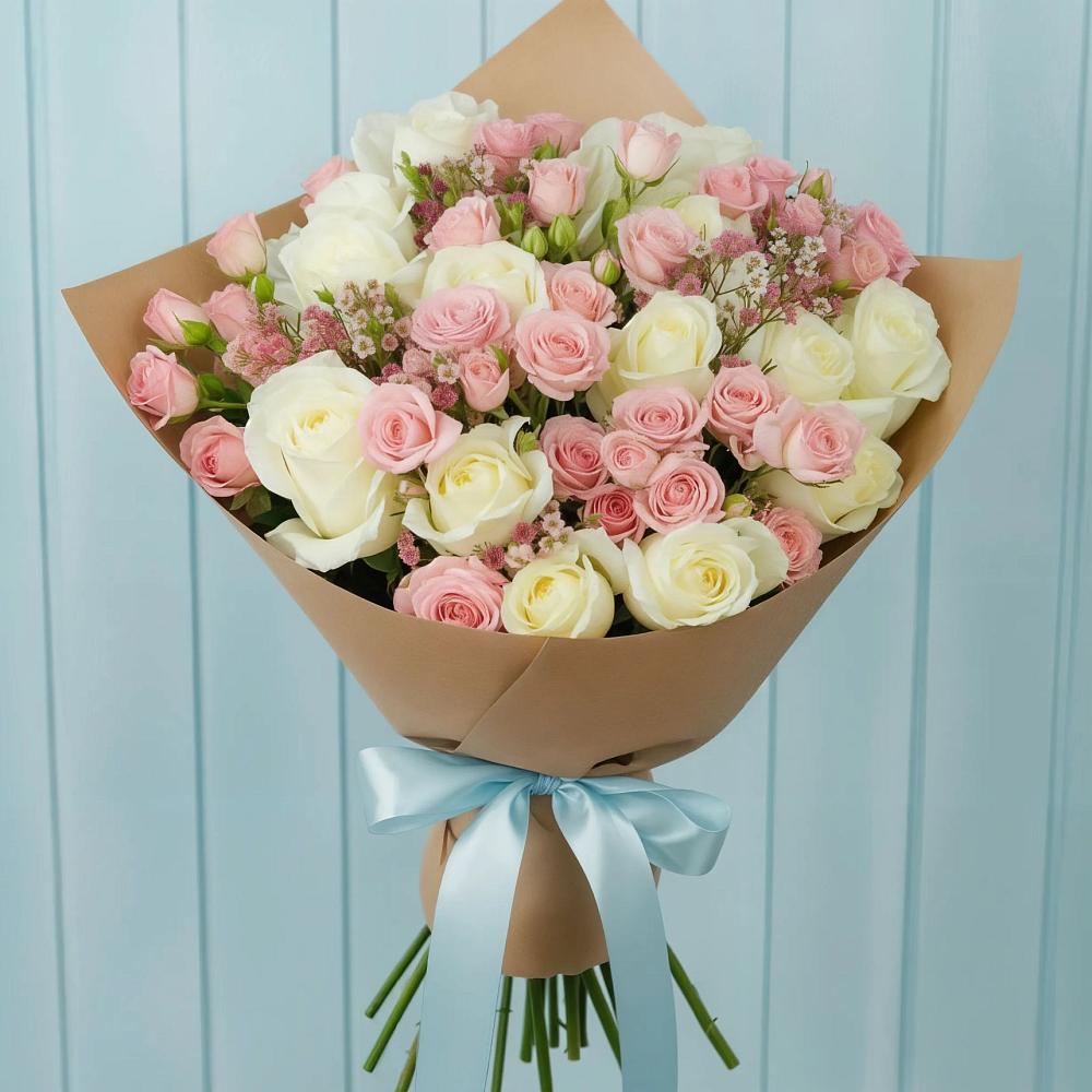 Букет цветов из: Розы в Ульяновке