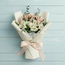 Букет цветов из:  Альстромерии #REPLACE_PRED# Ульяновке