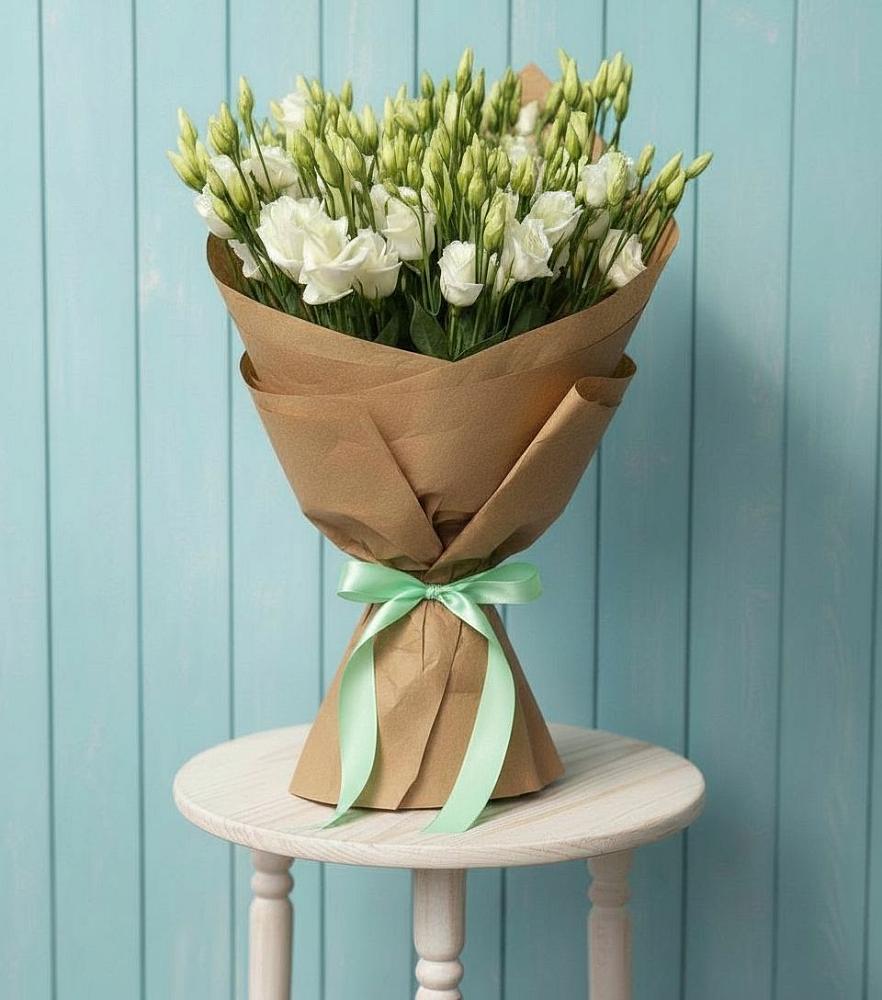 Букет цветов из: Лизиантусы в Ульяновке