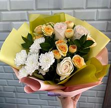 Букет цветов из:  Розы и Хризантемы #REPLACE_PRED# Ульяновке