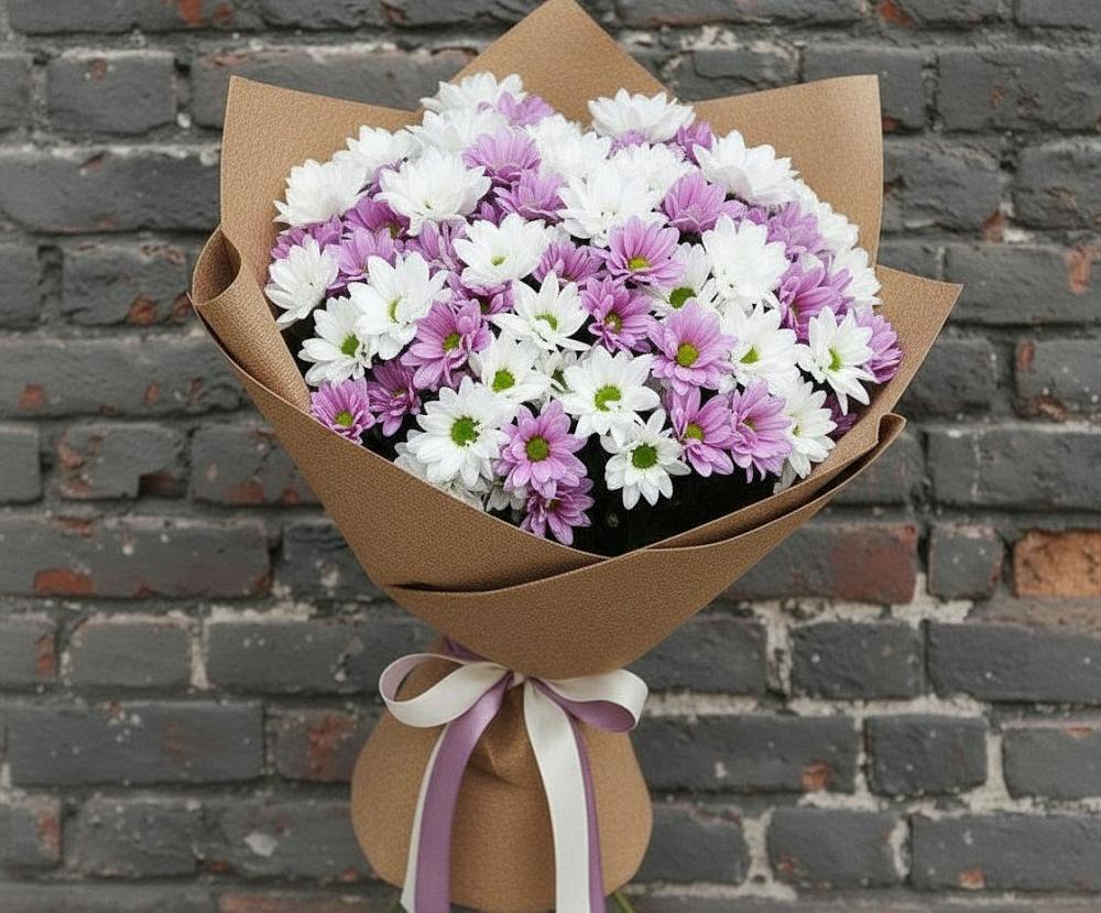 Букет цветов из: Хризантемы в Ульяновке
