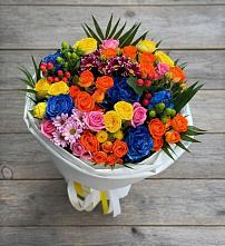 Букет цветов из:  Розы и Хризантемы в Ульяновке