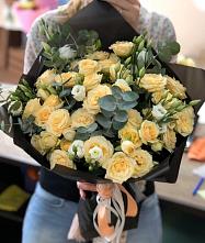 Букет цветов из:  Розы и Лизиантусы #REPLACE_PRED# Ульяновке