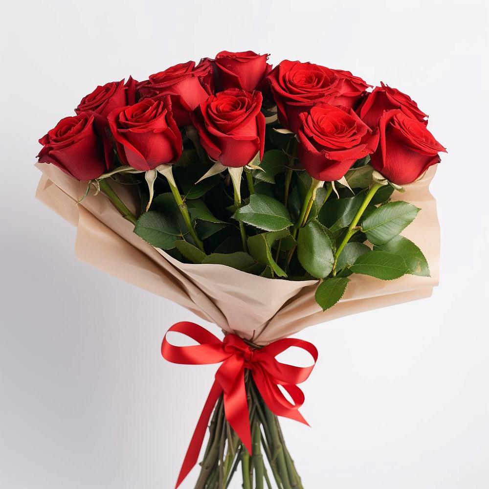 Букет 11 Красных роз Эдлесс Лав в Ульяновке